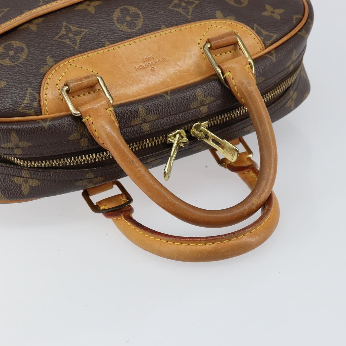 Louis Vuitton Trouville Handbag Monogram Canvas, BROWN, CANVAS, Handbag