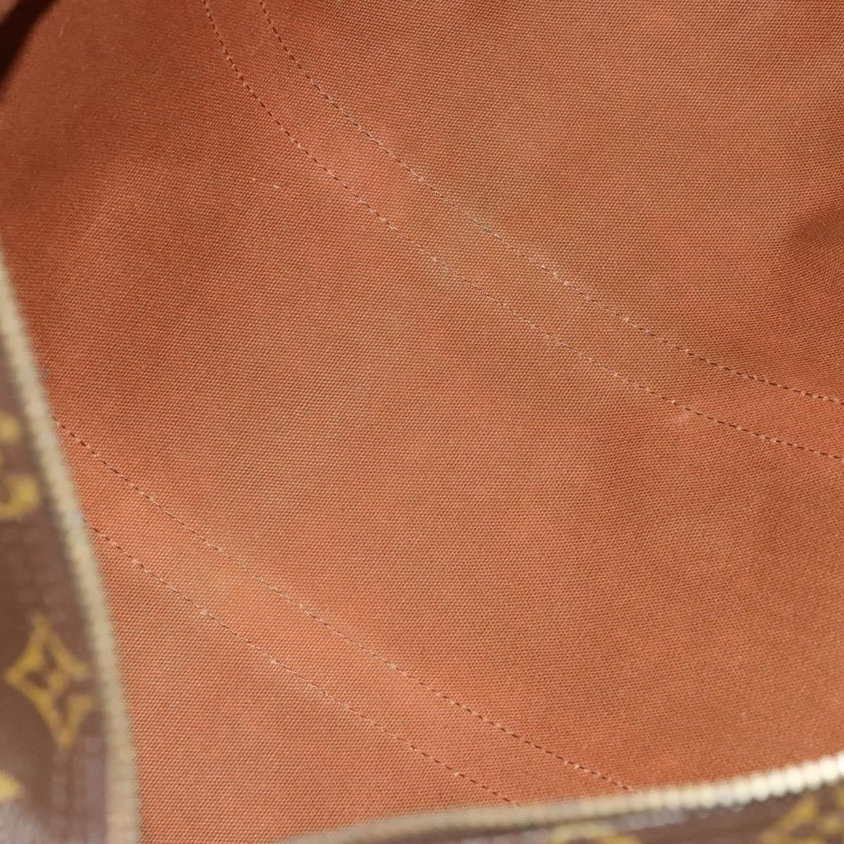 Louis Vuitton Keepall Bag Monogram Canvas, BROWN, CANVAS, Travel bag