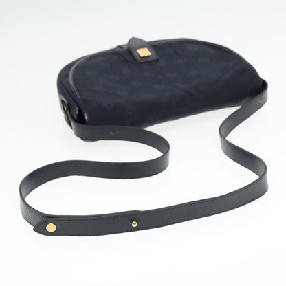 Christian Dior Vintage Shoulder Bag Canvas, NAVY, CANVAS, Shoulder bag