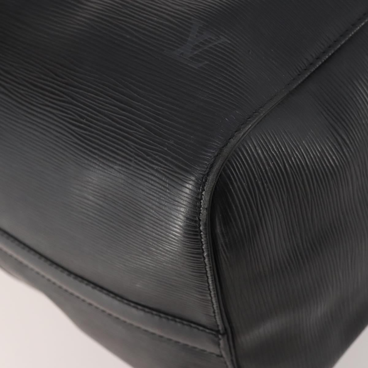Louis Vuitton Keepall Bag Epi Leather, Black, Leather, Travel Bag