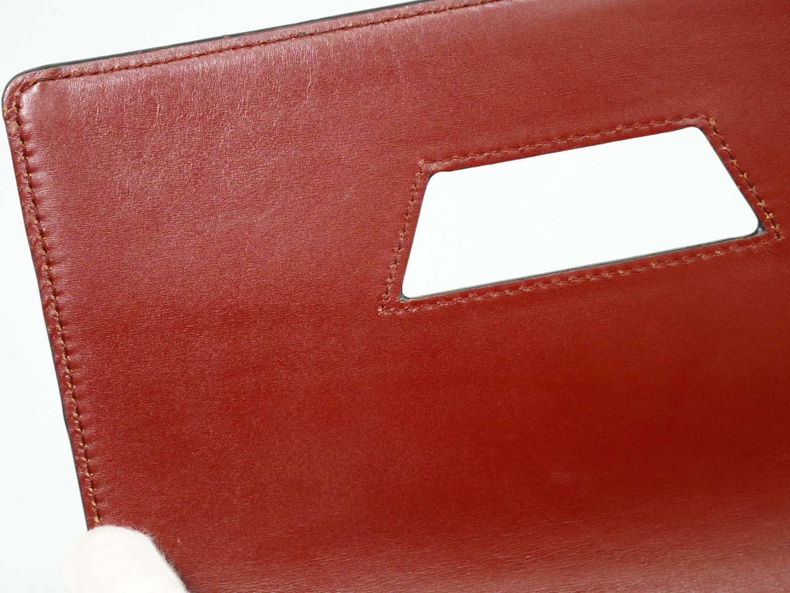 Loewe Barcelona Shoulder Bag Leather, BURGUNDY, LEATHER, Shoulder bag