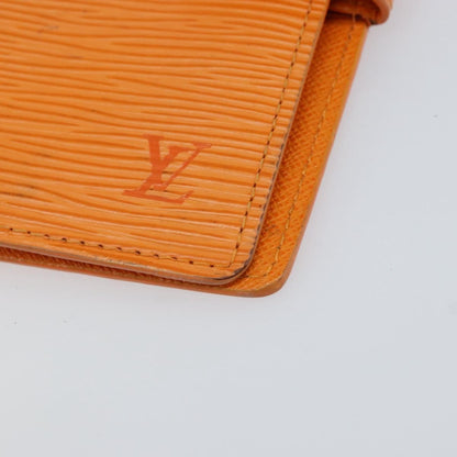 Louis Vuitton Agenda Cover Epi Leather, ORANGE, LEATHER, Wallets