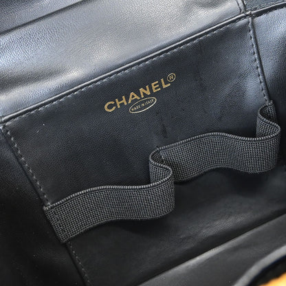 Chanel Vintage Timeless Vanity Case Caviar, BLACK, LEATHER, Handbag