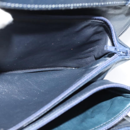 Celine Shoulder Bag Leather, NAVY, LEATHER, Shoulder bag