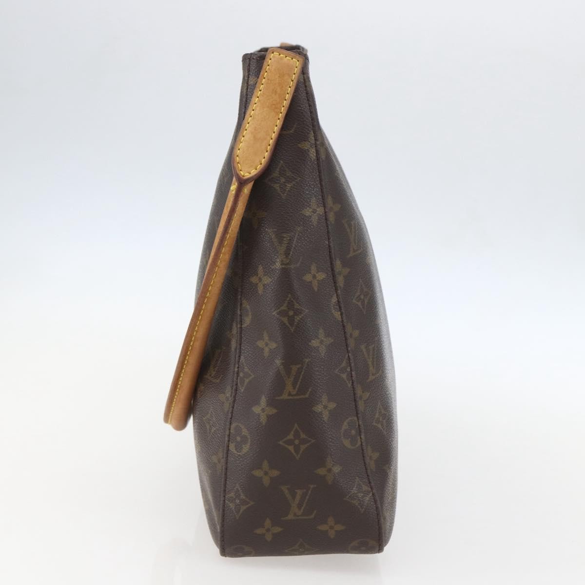 Louis Vuitton Looping Handbag Monogram Canvas, BROWN, CANVAS, Shoulder bag
