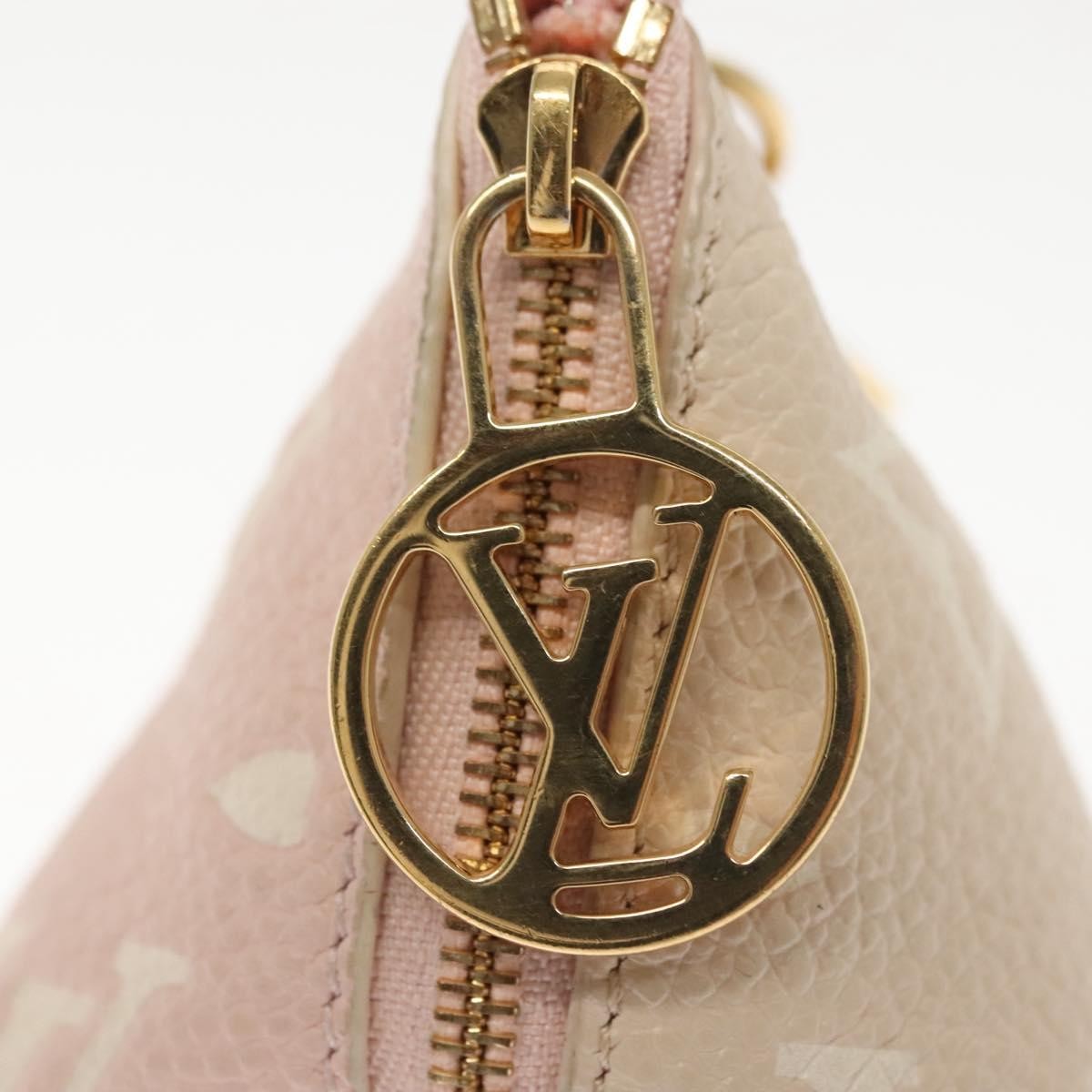 Louis Vuitton Berlingot Key Pouch Monogram Empreinte Leather, PINK, LEATHER, Charms and Keychains
