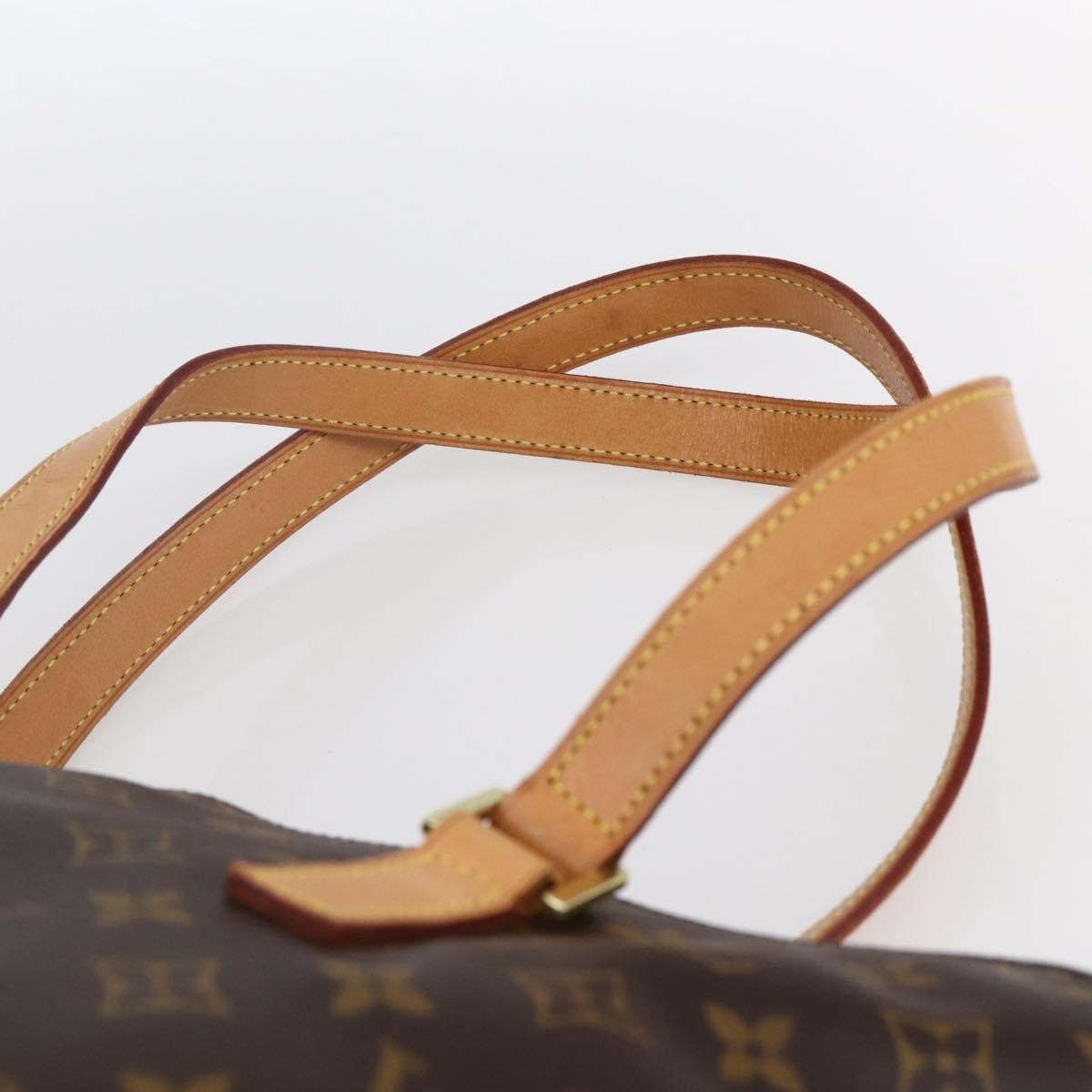 Louis Vuitton Cabas Mezzo Monogram Canvas, BROWN, CANVAS, Tote bag