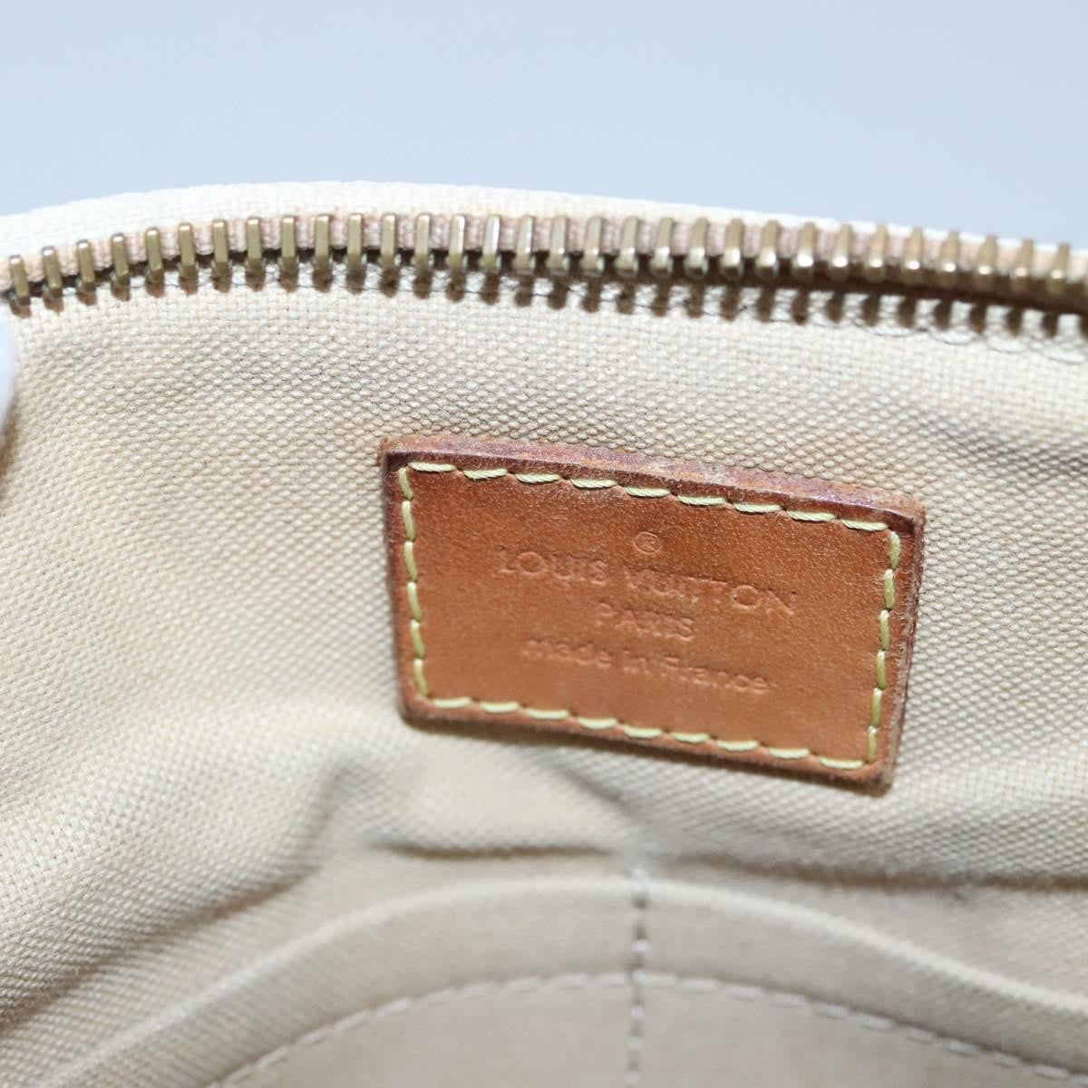 Louis Vuitton Siracusa Handbag Damier, WHITE, CANVAS, Shoulder bag