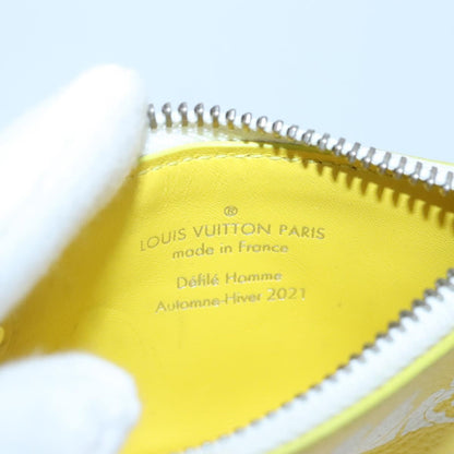Louis Vuitton Pochette Clés Everyday LV leather, YELLOW, LEATHER, Wallets