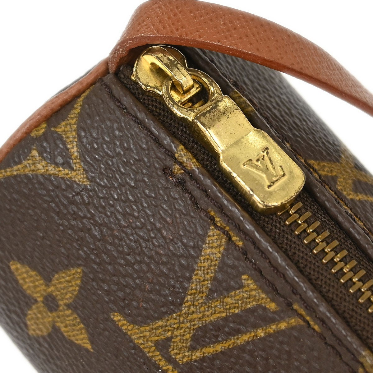 Louis Vuitton Papillon Pochette Monogram Canvas, BROWN, CANVAS, Clutche & pouche
