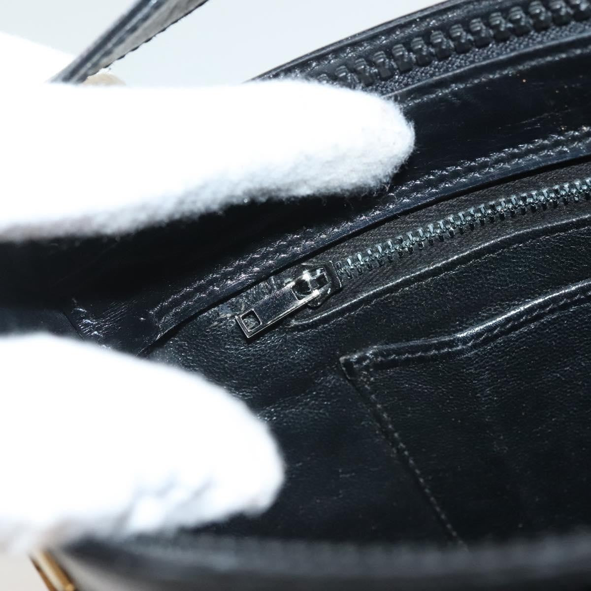 Gucci Vintage Shoulder Bag Leather, BLACK, LEATHER, Shoulder bag