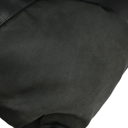 Prada Buckle Messenger Bag Tessuto, BLACK, NYLON, Shoulder bag