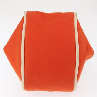 Hermes Lindy de Plage Tote Toile, Orange, Canvas, Tote Bag