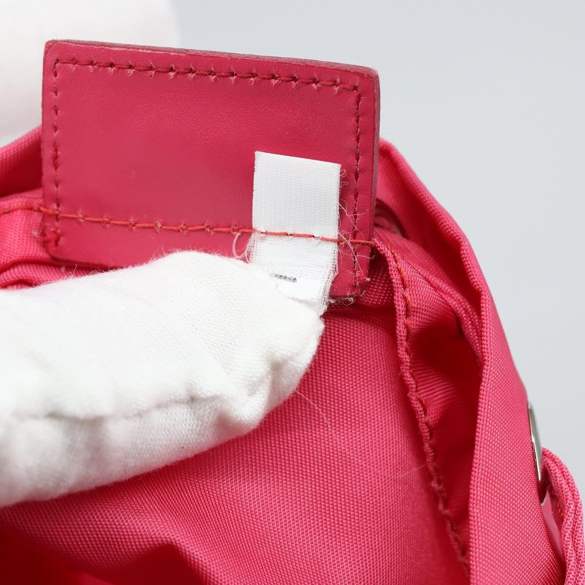 Prada Drawstring Wristlet Bucket Bag Tessuto, PINK, NYLON, Clutche & pouche