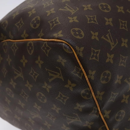 Louis Vuitton Keepall Bag Monogram Canvas, BROWN, CANVAS, Travel bag