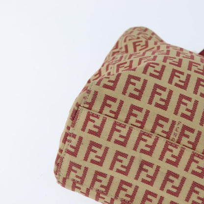 Fendi Vintage Shopping Tote Zucchino Canvas, RED, CANVAS, Handbag