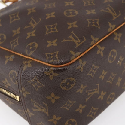 Louis Vuitton Deauville Handbag Monogram Canvas, BROWN, CANVAS, Handbag