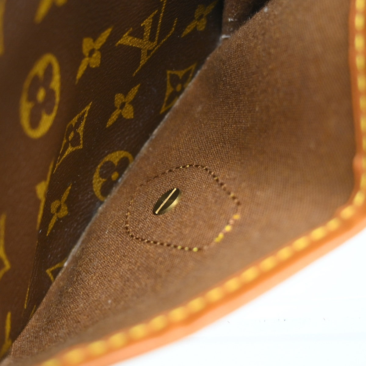 Louis Vuitton Sac Gibeciere Messenger Bag Monogram Canvas, Brown, Canvas, Shoulder Bag