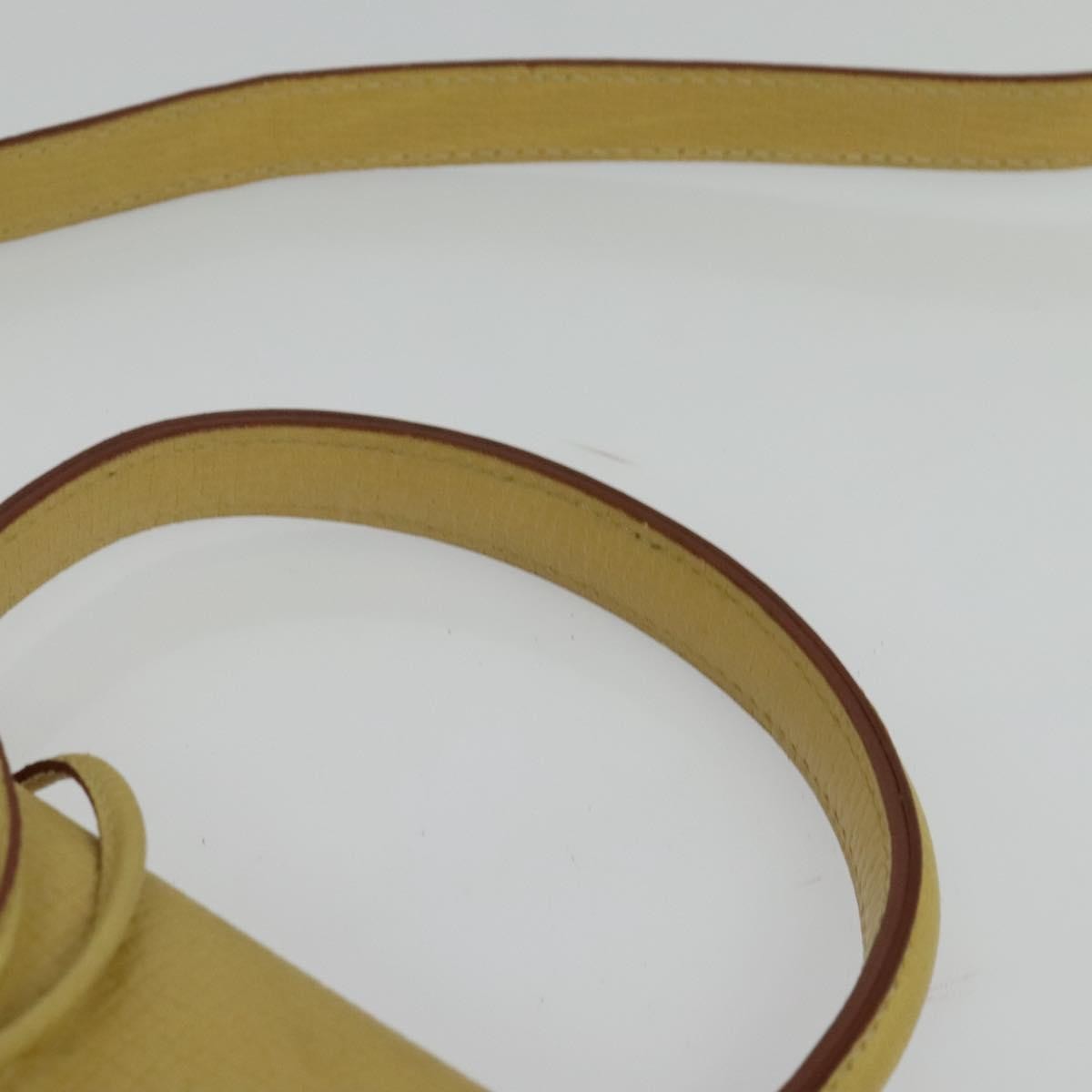 Loewe Barcelona Shoulder Bag Leather, YELLOW, LEATHER, Shoulder bag