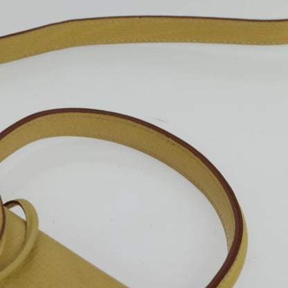 Loewe Barcelona Shoulder Bag Leather, YELLOW, LEATHER, Shoulder bag