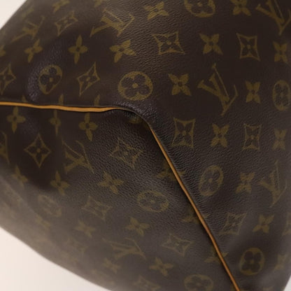 Louis Vuitton Keepall Bag Monogram Canvas, BROWN, CANVAS, Travel bag