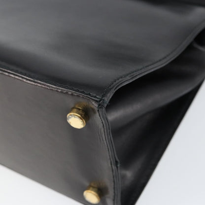 Salvatore Ferragamo Convertible Vara Bow Tote Leather, BLACK, LEATHER, Handbag