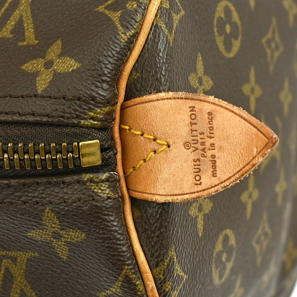 Louis Vuitton Keepall Bag Monogram Canvas, BROWN, CANVAS, Travel bag