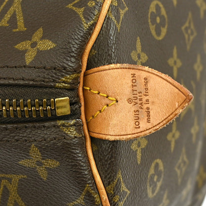 Louis Vuitton Keepall Bag Monogram Canvas, BROWN, CANVAS, Travel bag