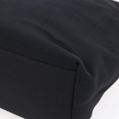 Salvatore Ferragamo Vintage Shoulder Bag Canvas, BLACK, CANVAS, Shoulder bag