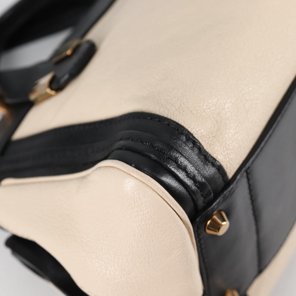 Chloe Alice Satchel Leather, WHITE, LEATHER, Handbag