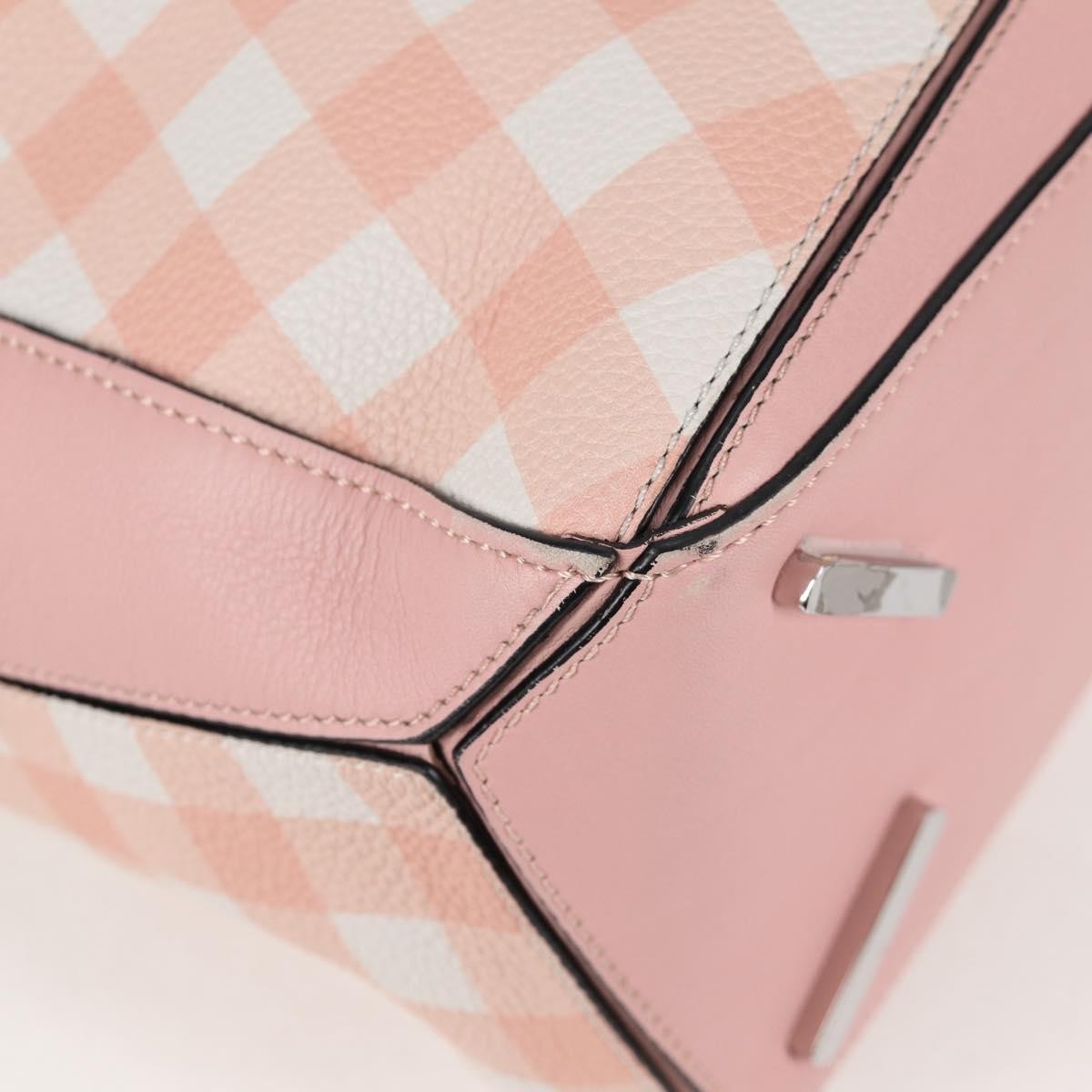 Loewe Puzzle Bag Leather, PINK, LEATHER, Handbag