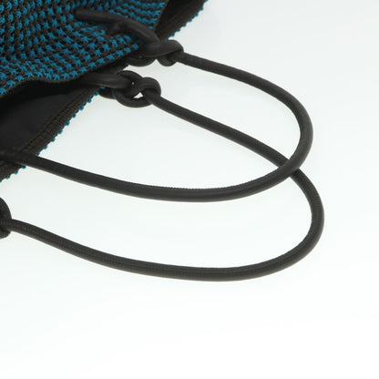 Bottega Veneta Beak Shopper Tote Nylon, BLUE, NYLON, Tote bag