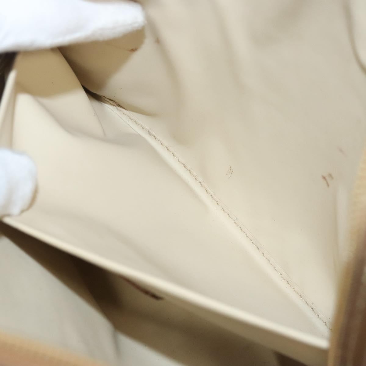 Christian Dior Vintage Honeycomb Zip Pouch Coated Canvas, BLACK, PVC,CANVAS, Clutche & pouche