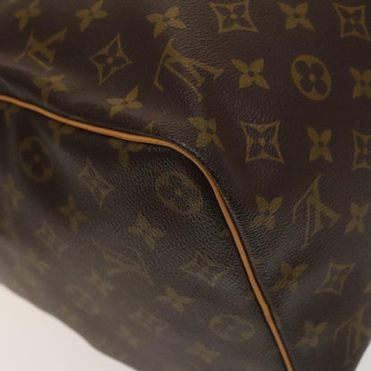Louis Vuitton Keepall Bag Monogram Canvas, BROWN, CANVAS, Travel bag