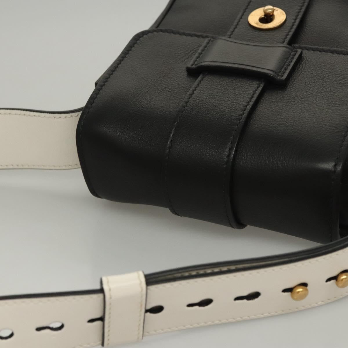 Prada Turnlock Flap Crossbody Bag Leather, BLACK, LEATHER, Shoulder bag