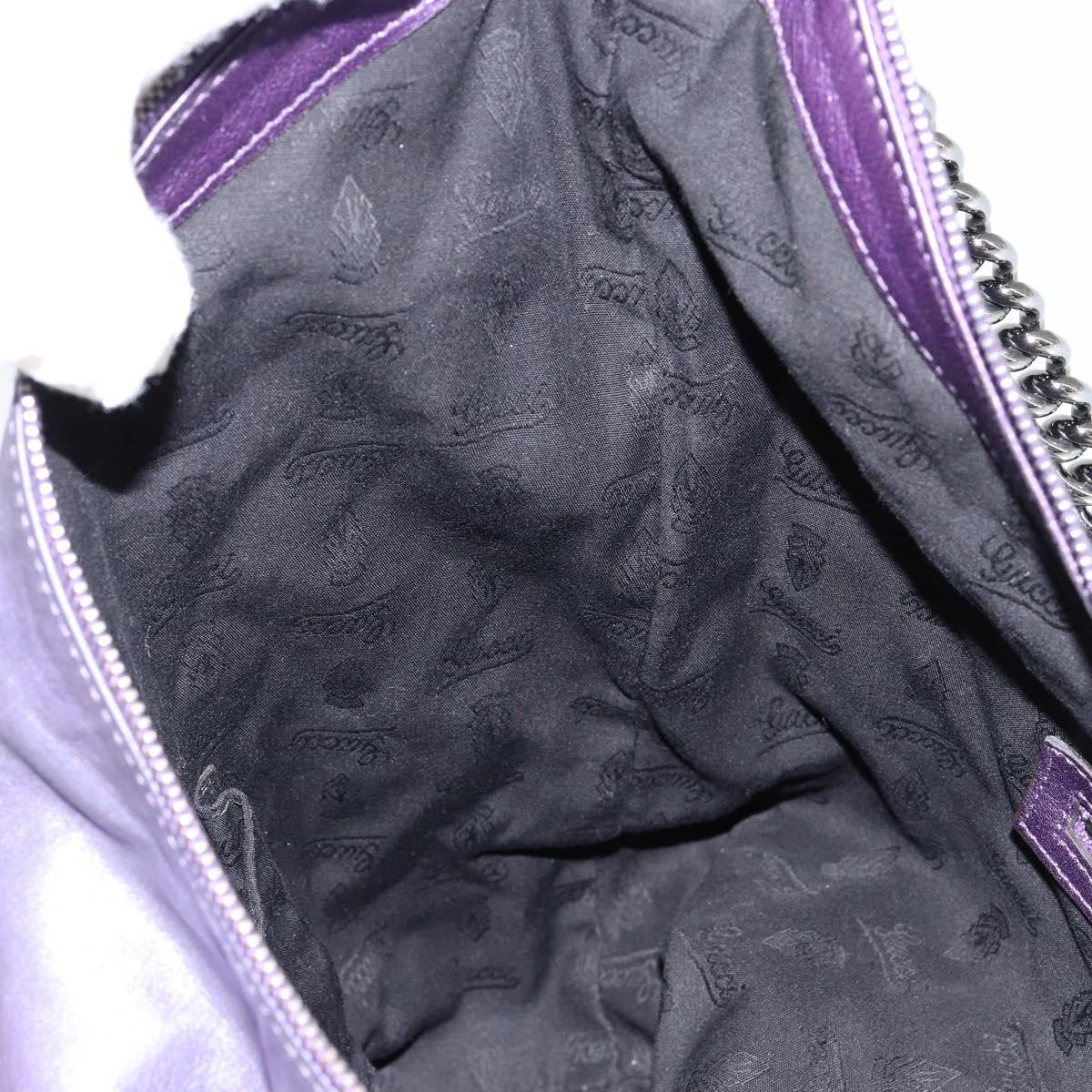 Gucci Galaxy Hobo Leather, PURPLE, LEATHER, Shoulder bag