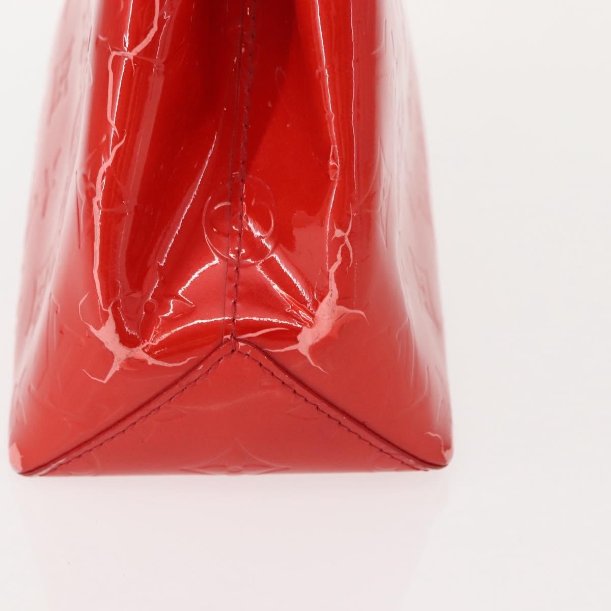 Louis Vuitton Reade Handbag Monogram Vernis, RED, PATENT_LEATHER, Handbag