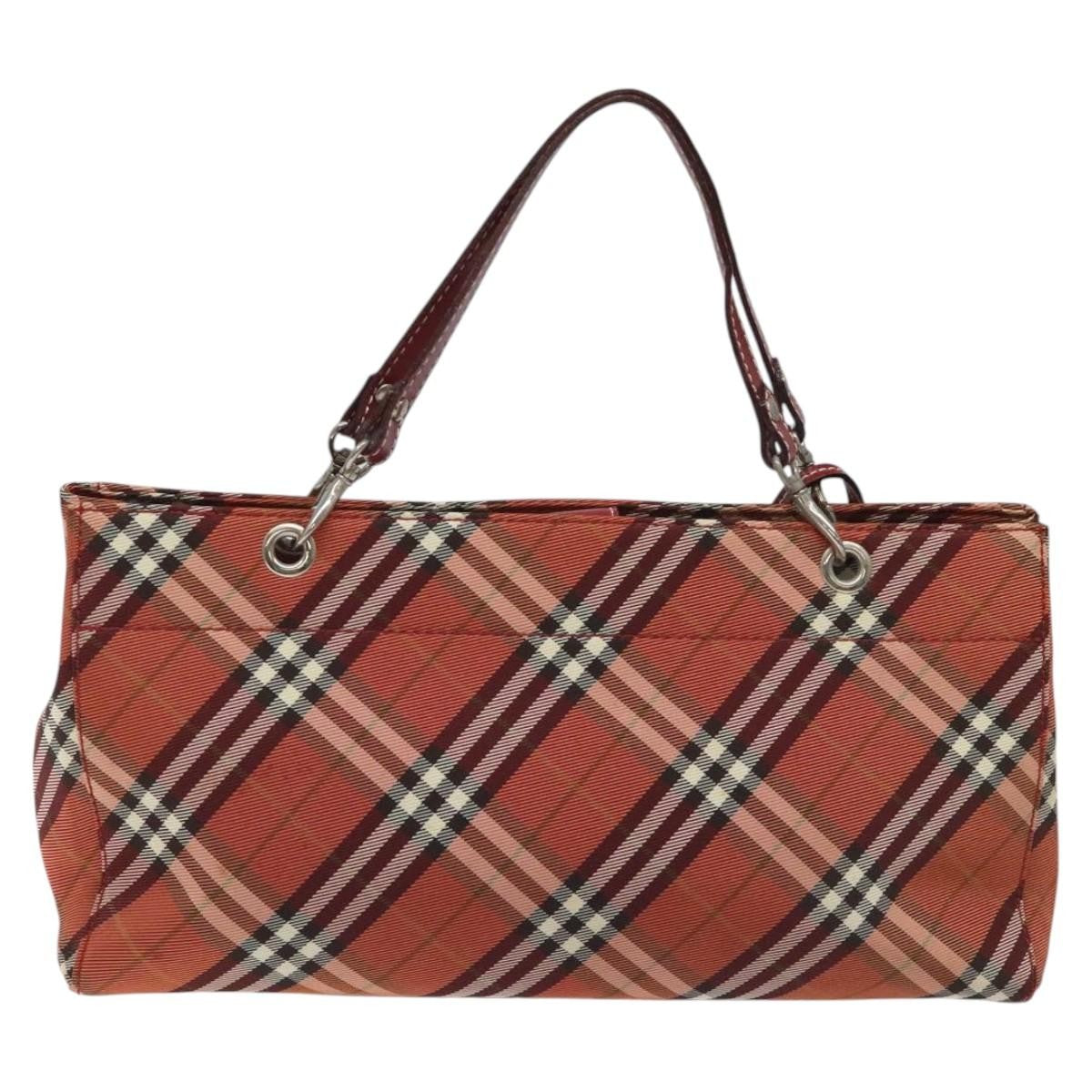 Burberry Nova Check Handbag Nova Check Canvas, RED, NYLON, Handbag