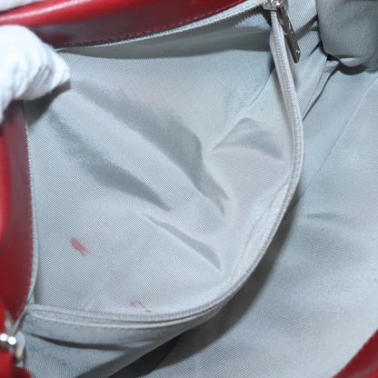 Chanel Timeless CC Flap Bag Leather, RED, LEATHER, Shoulder bag