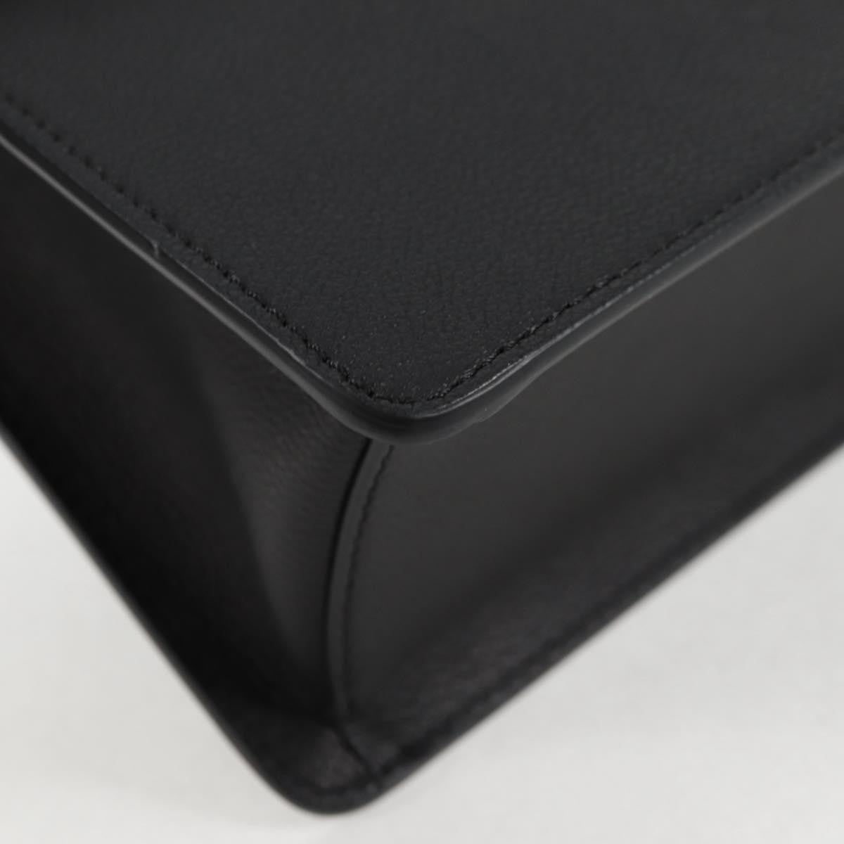 Versace La Medusa Top Handle Bag Leather, BLACK, LEATHER, Handbag