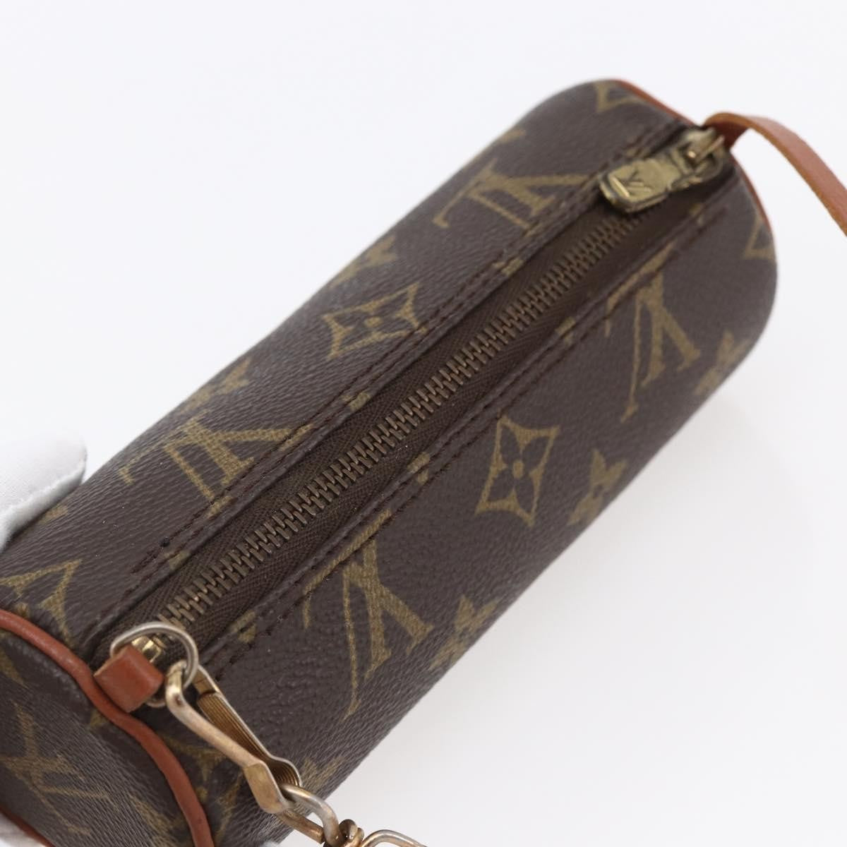 Louis Vuitton Papillon Pochette Monogram Canvas, BROWN, CANVAS, Handbag