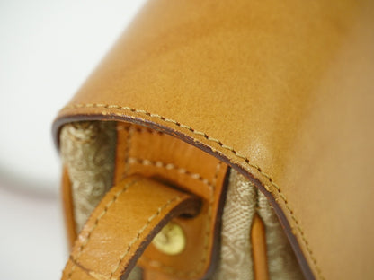 Celine Macadam Shoulder Bag PVC Leather, BEIGE, PVC, Shoulder bag