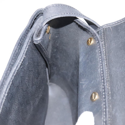 Christian Dior Vintage Honeycomb Flap Crossbody Bag Coated Canvas, BLACK, CANVAS, Crossbody bag