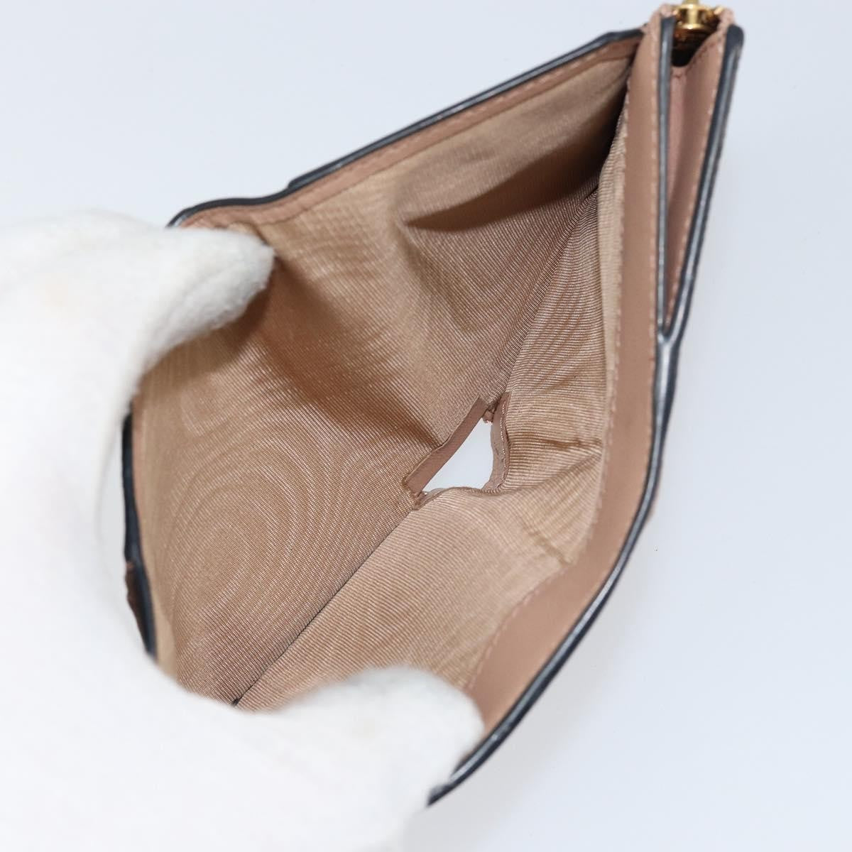 Christian Dior Saddle Lotus Wallet Leather, BEIGE, LEATHER, Wallets