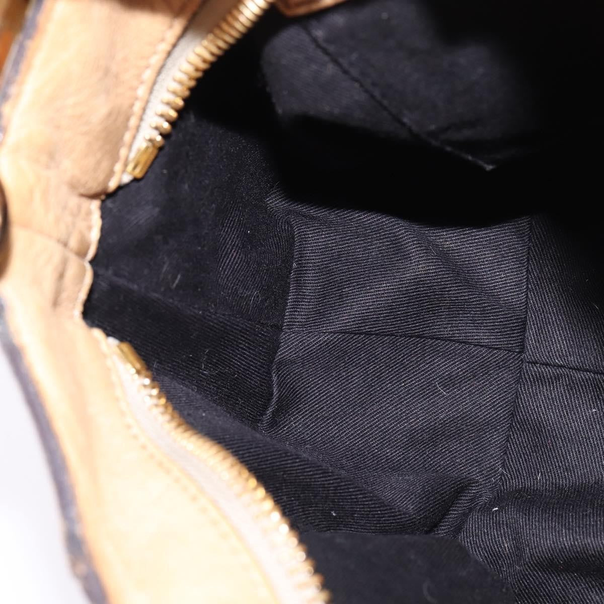 Chloe Ethel Handbag Leather, BEIGE, LEATHER, Handbag