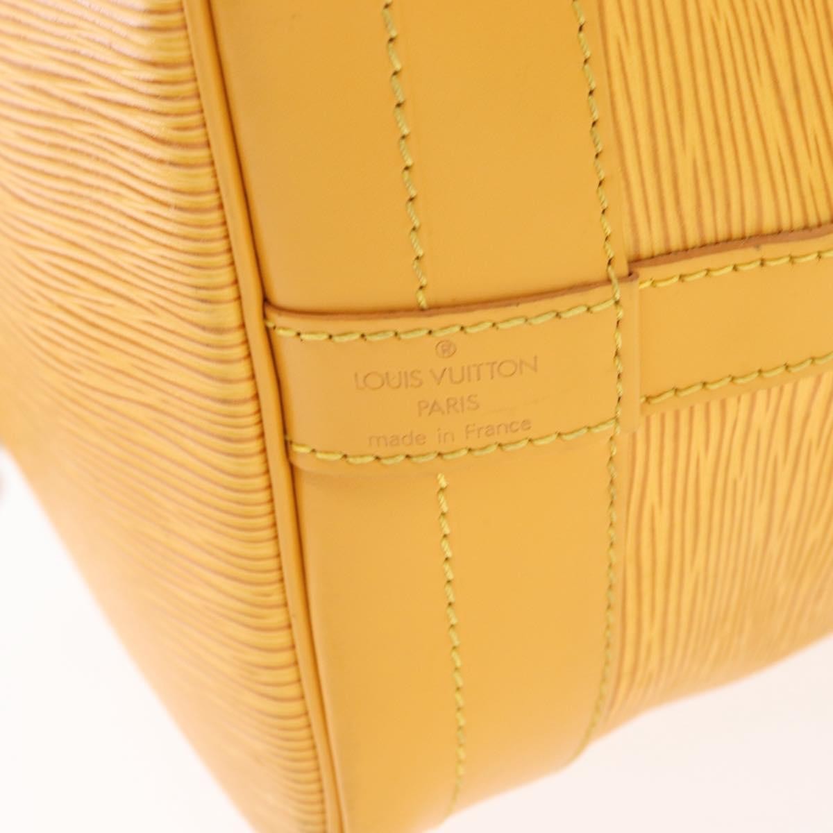 Louis Vuitton Noe Handbag Epi Leather, YELLOW, LEATHER, Shoulder bag