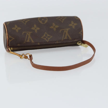 Louis Vuitton Papillon Pochette Monogram Canvas, BROWN, CANVAS, Clutche & pouche