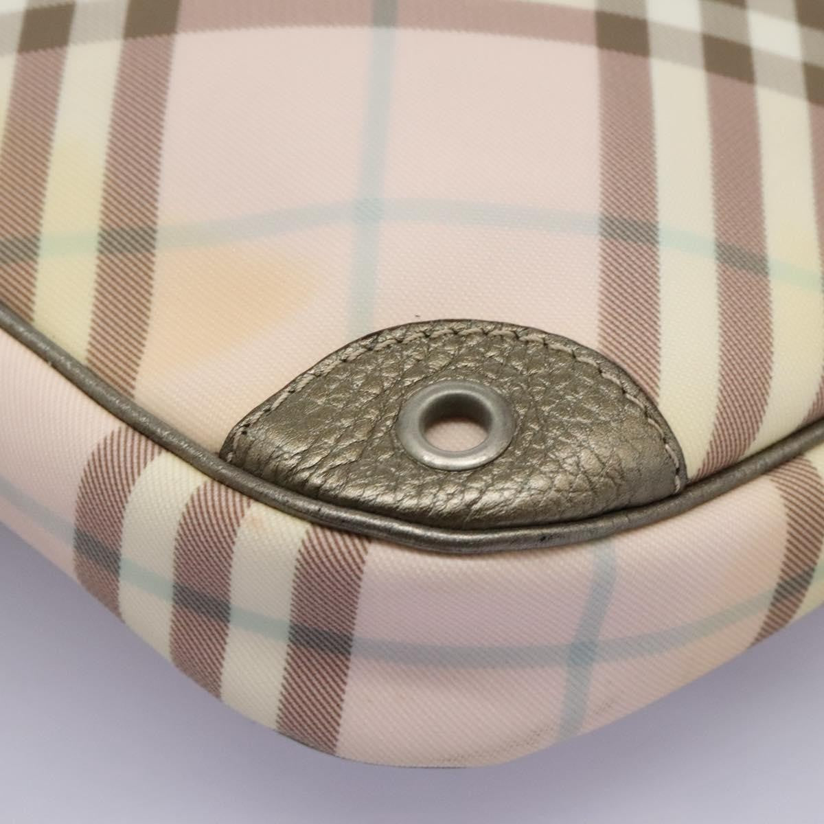 Burberry Nova Check Tote canvas check pattern, PINK, PVC, Tote bag