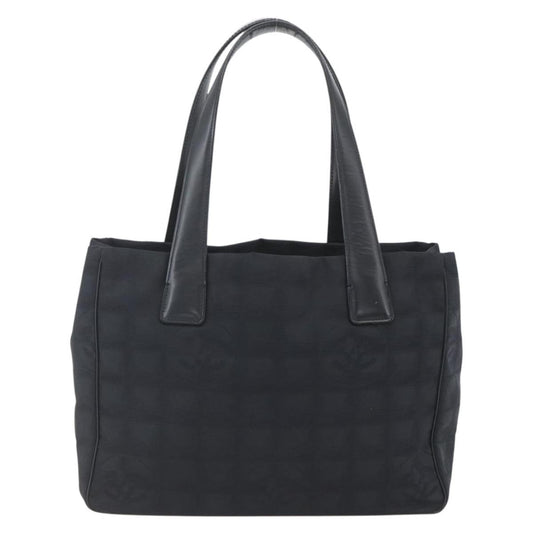 Chanel Travel Line Tote Nylon, BLACK, NYLON, Tote bag