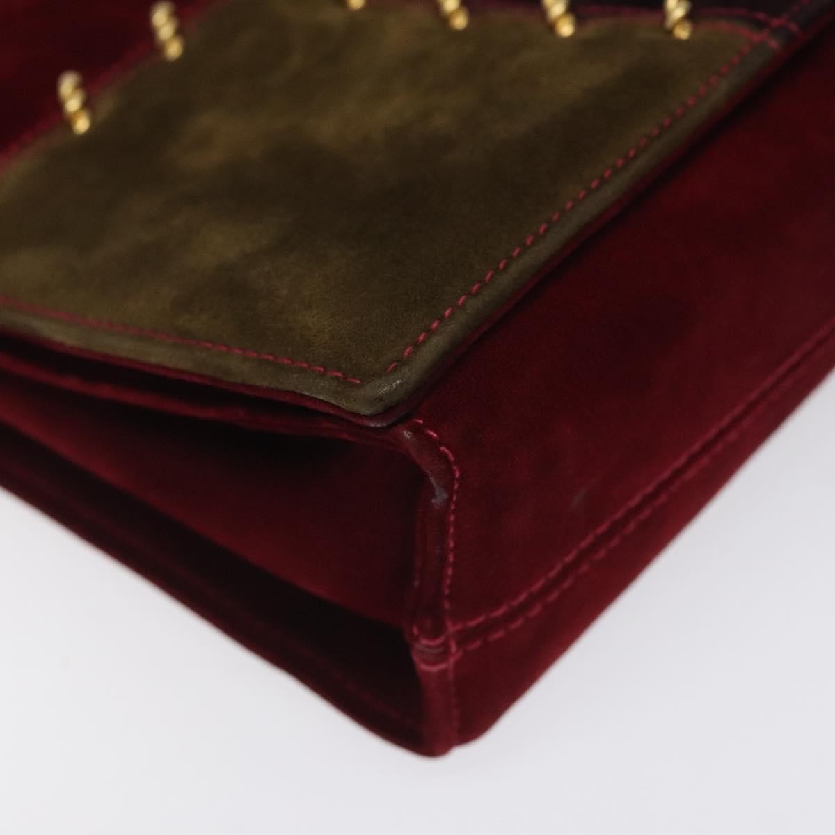 Salvatore Ferragamo Vintage Shoulder Bag Suede, MULTICOLOUR, SUEDE, Shoulder bag